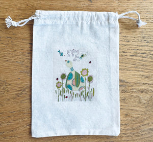 Spring is in the air drawstring bag