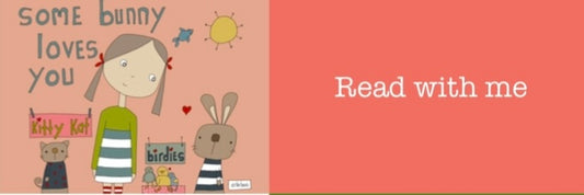 Some bunny loves you/Read with me bookmark