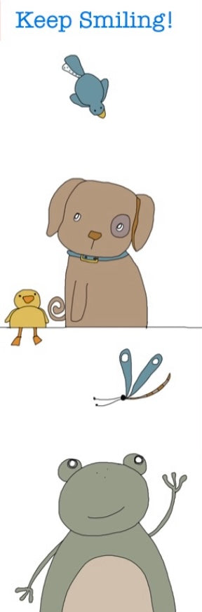 Keep smiling! bookmark