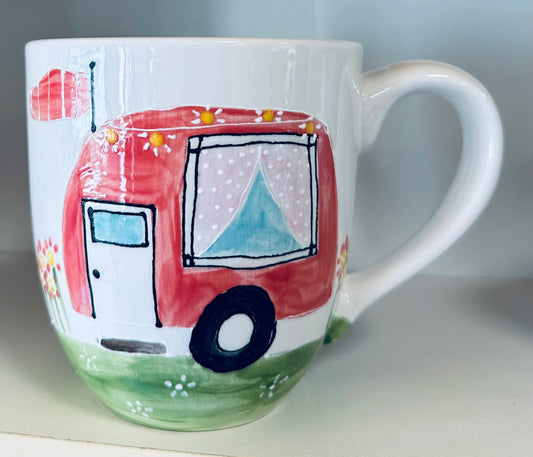 Travel trailer large coffee / tea mug