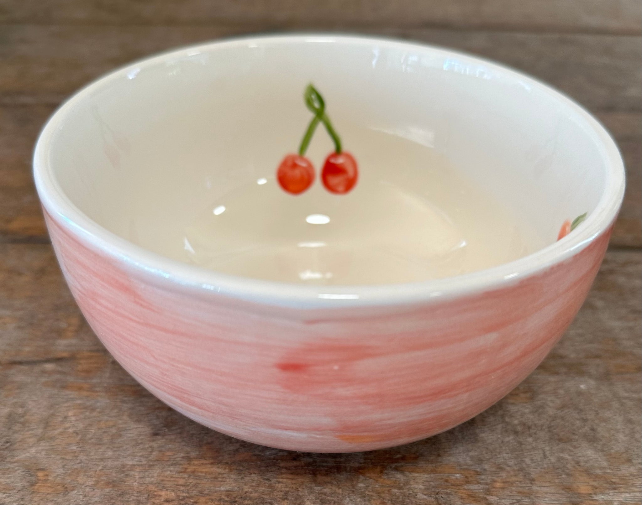 Summer Cherries cereal bowl