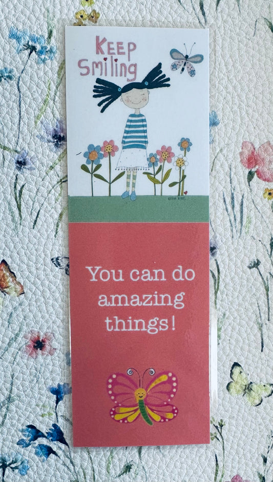 You can do amazing things! bookmark