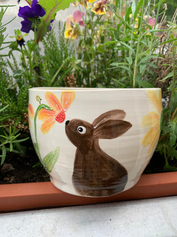 “Bunny in the daisies” bowl