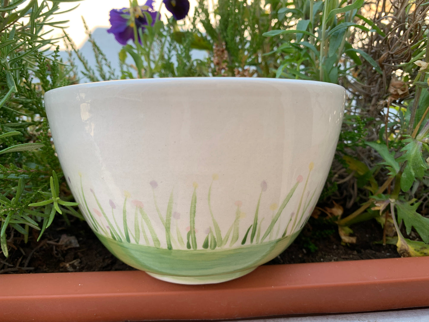 “Busted racoon” Extra large cereal bowl