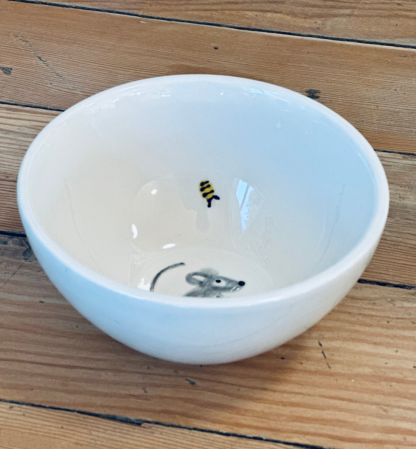 Mouse & her Strawberry dip / snack bowl