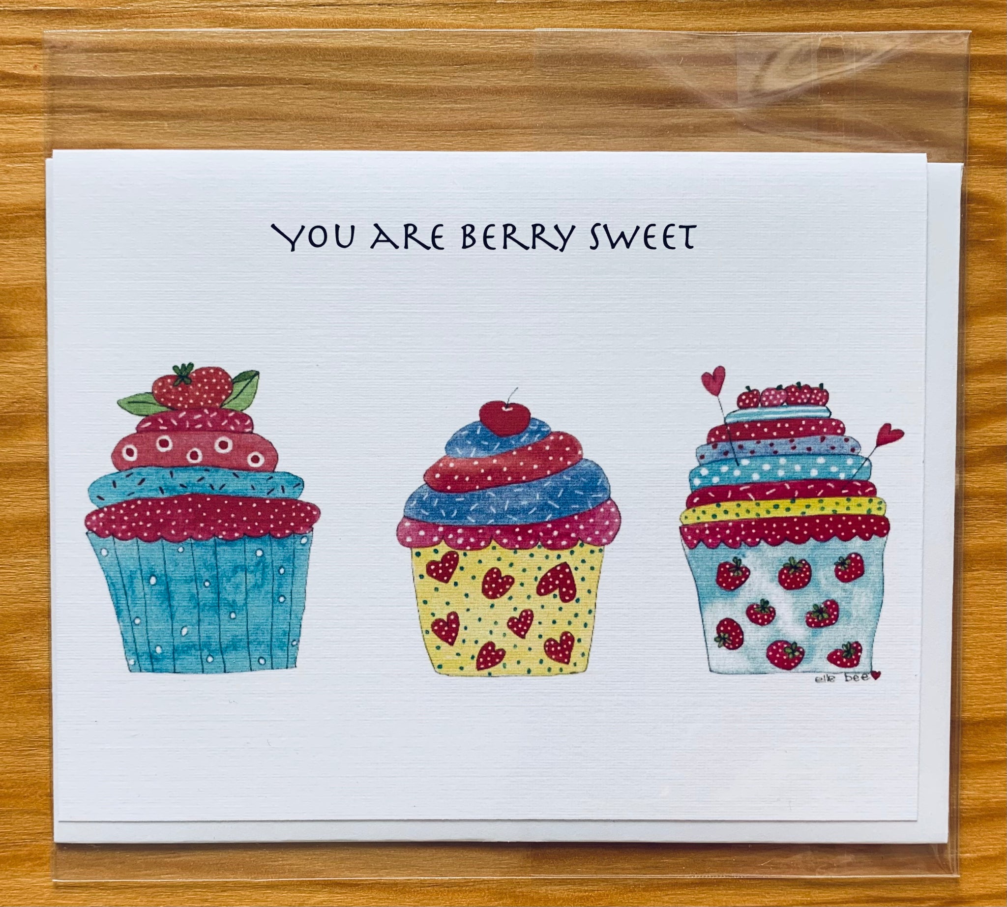 "You are berry sweet" greeting card