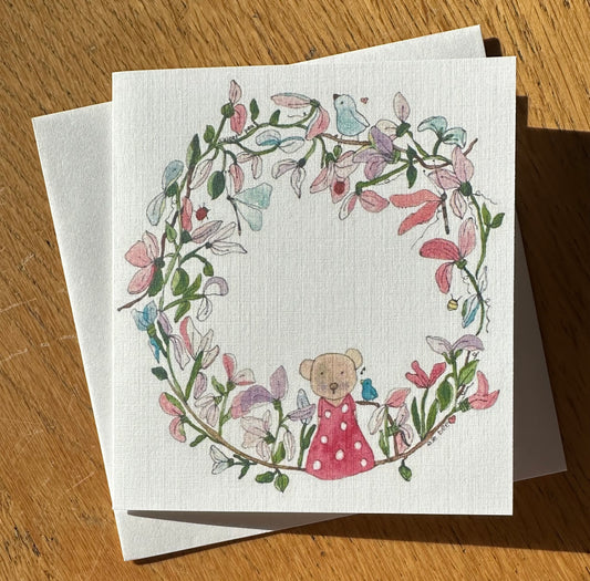 "Sweet Pea" greeting card