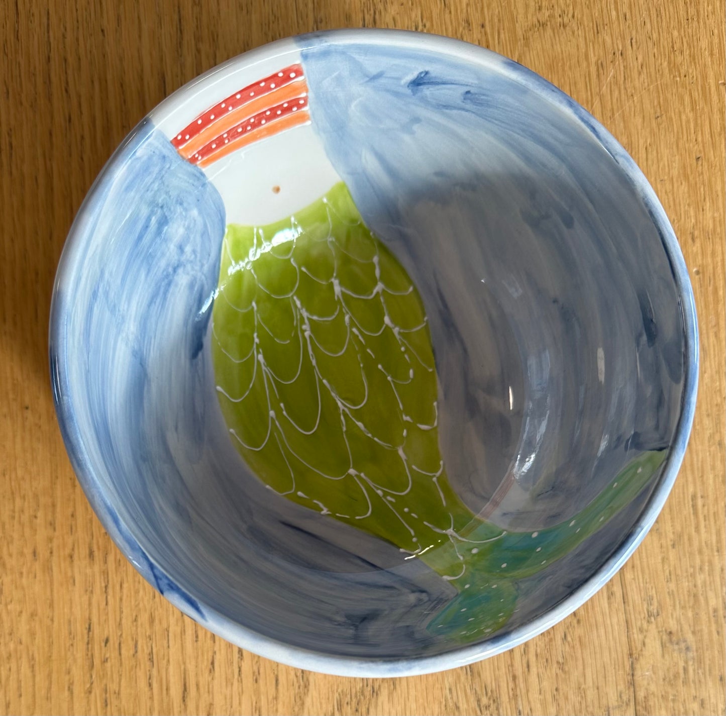 Mermaid cereal bowl