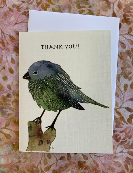 “Thank you” greeting card