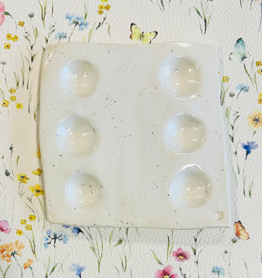 Speckled Ceramic paint palette