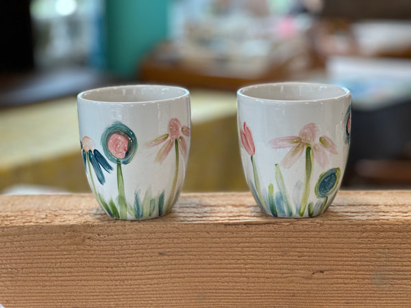 Garden Whimsy set of 2 mugs