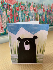 “Whistler Black Bear” greeting card