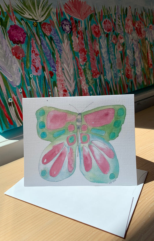 "Butterfly" greeting card