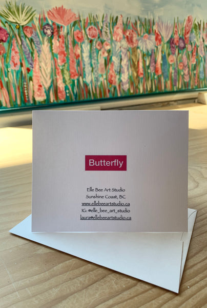 "Butterfly" greeting card