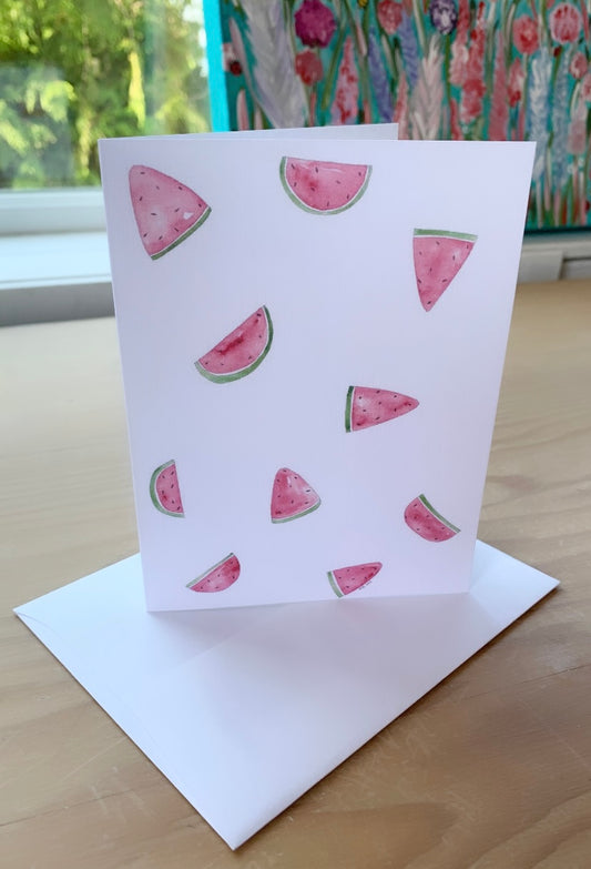“Watermelon” greeting card