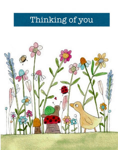Thinking of you (Duck & Snail) greeting card