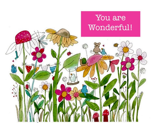 You are Wonderful! greeting card