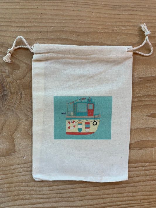 Tugboat - drawstring bag