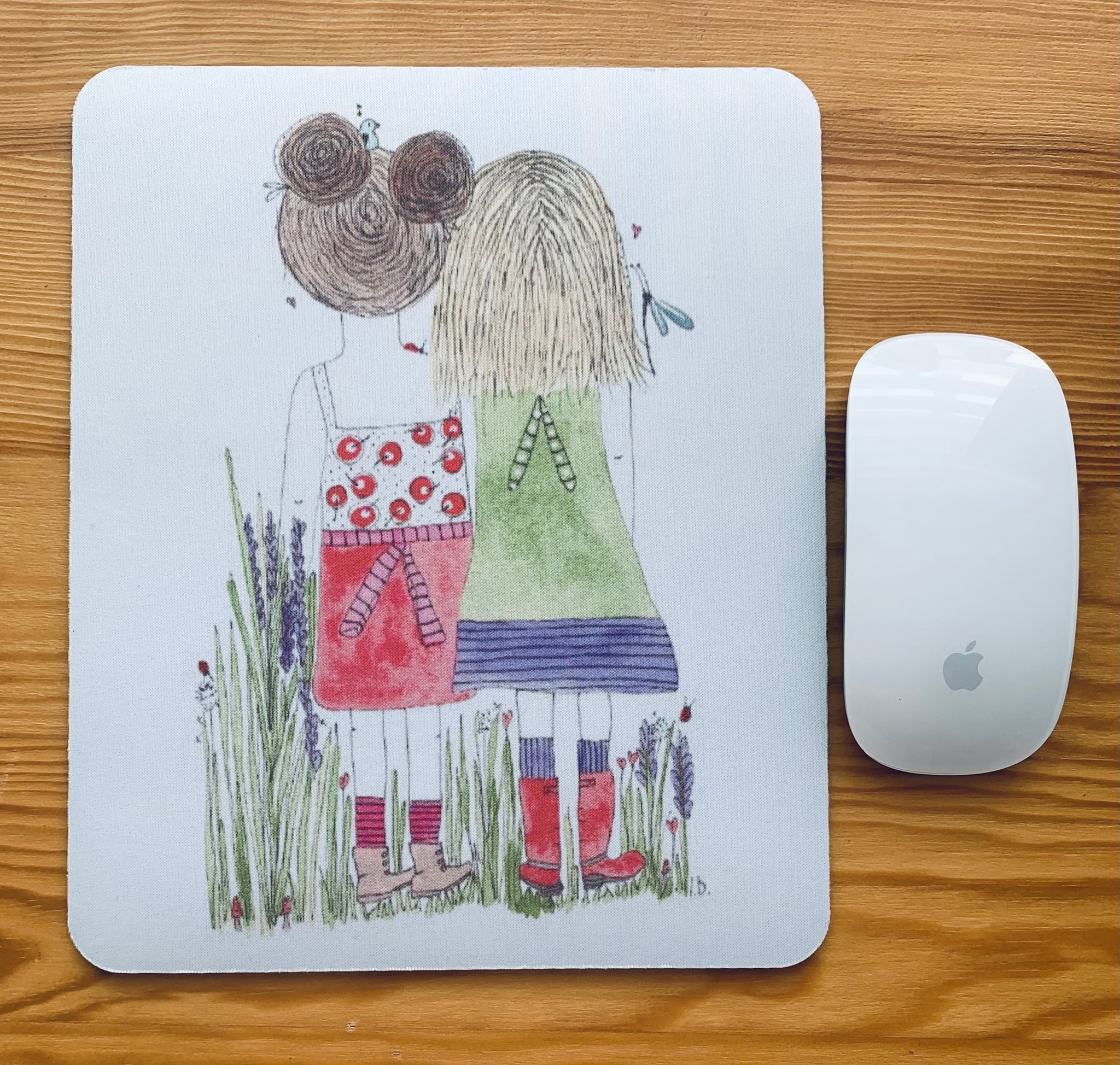 Mouse Pad - Pick Wildflowers together