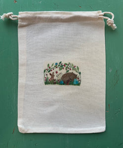 Forest Napping - drawstring bag