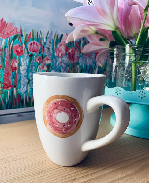Donut & Cupcake tall mug latte / tea