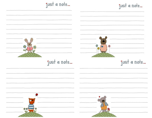 Just a note…(variety) set of 12 note cards