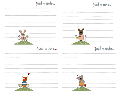 Just a note…(variety) set of 12 note cards