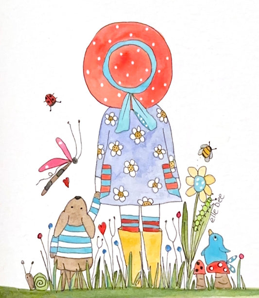 Signs of Spring greeting card