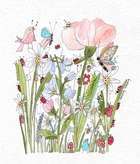 Ladybug, ladybug how art thou? greeting card