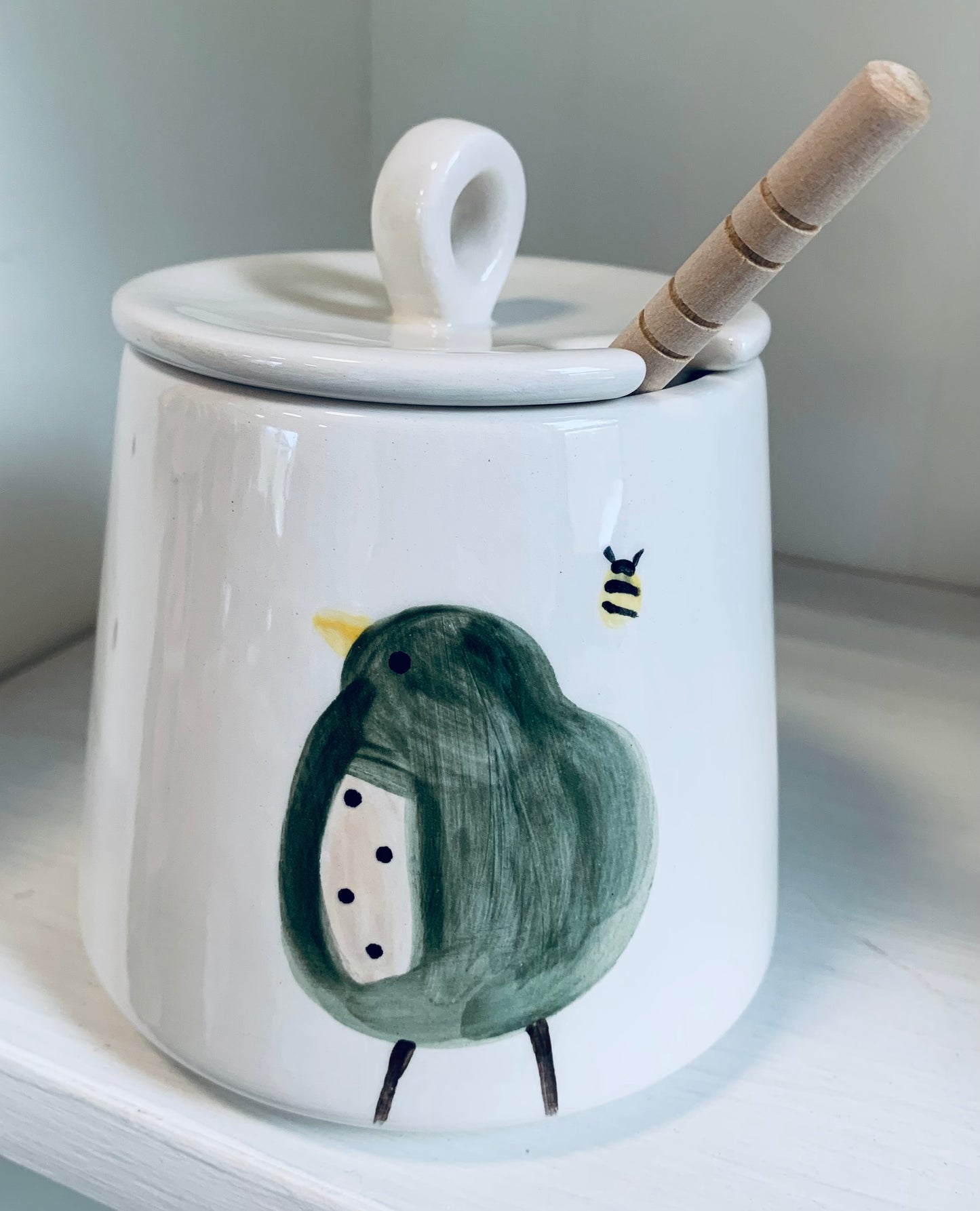 “Little Bird” honey pot