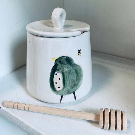 “Little Bird” honey pot