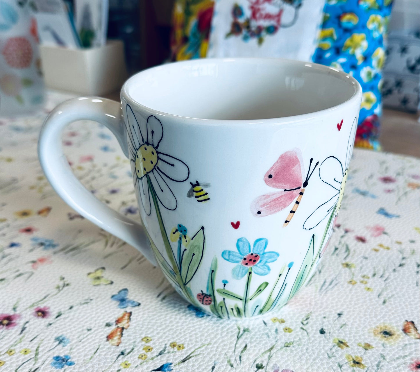 Daisy large coffee / tea mug