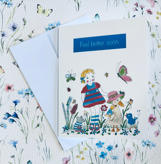 Feel better soon greeting card