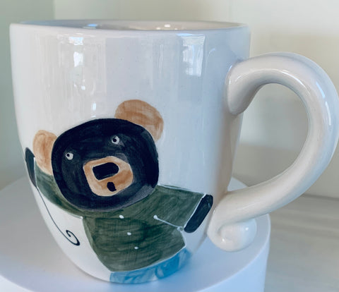 "Black Bears Balloon” mug