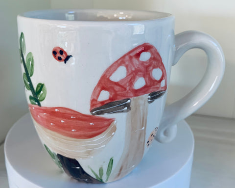 "Fall mushroom” mug