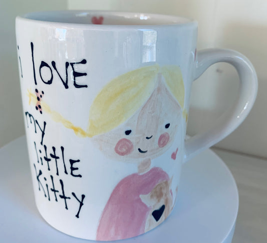 "I love my little kitty” mug