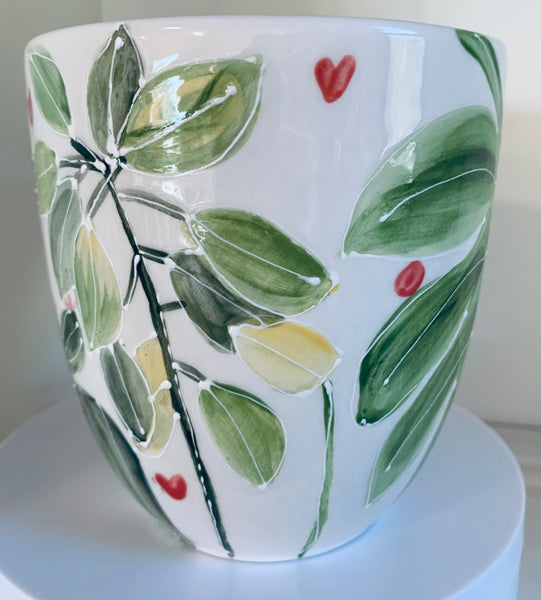 "I love my plants” large coffee / tea mug