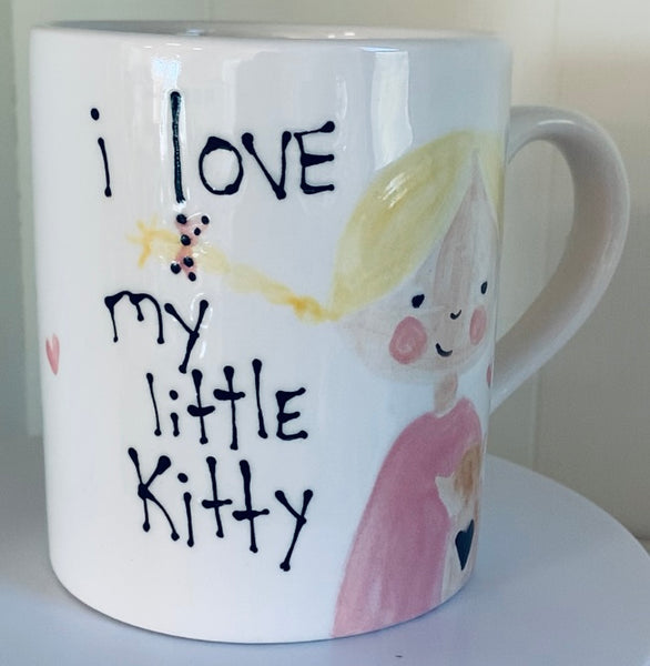 "I love my little kitty” mug