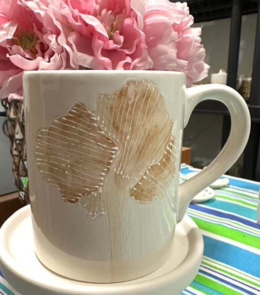 Chanterelle mushroom mug