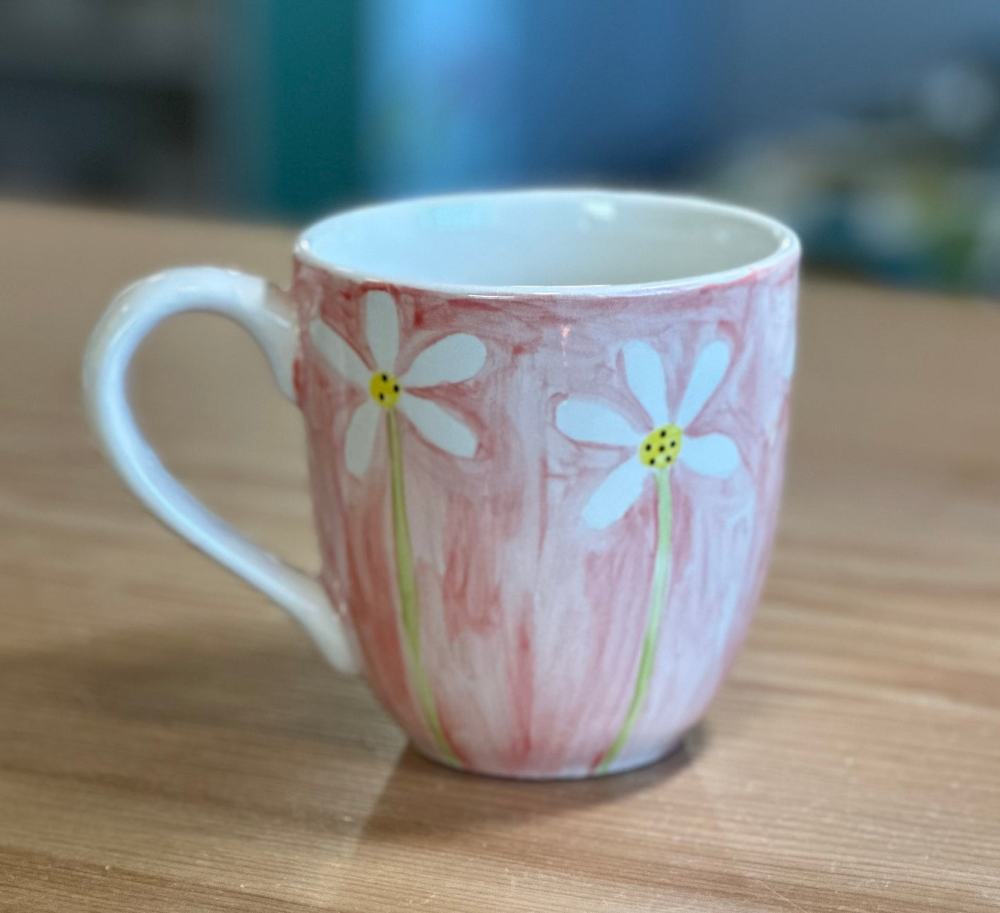 Duck in the Daisies large coffee / tea mug