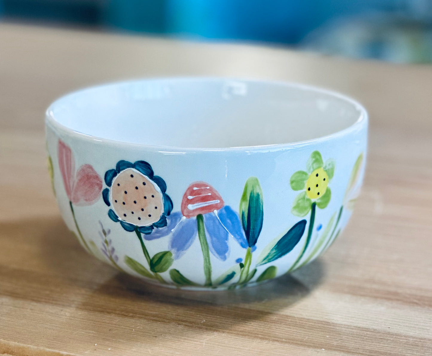 Wildflower cereal bowl