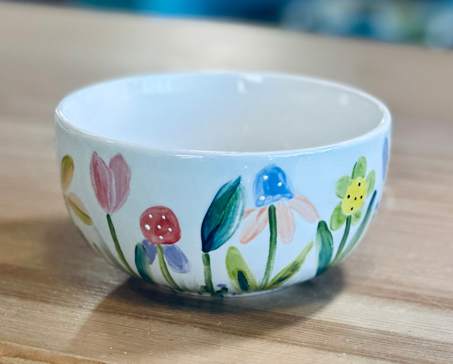 Wildflower cereal bowl