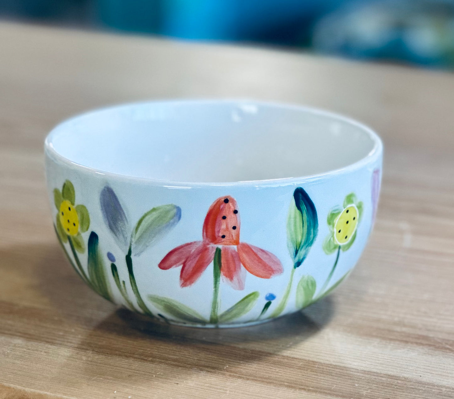 Wildflower cereal bowl