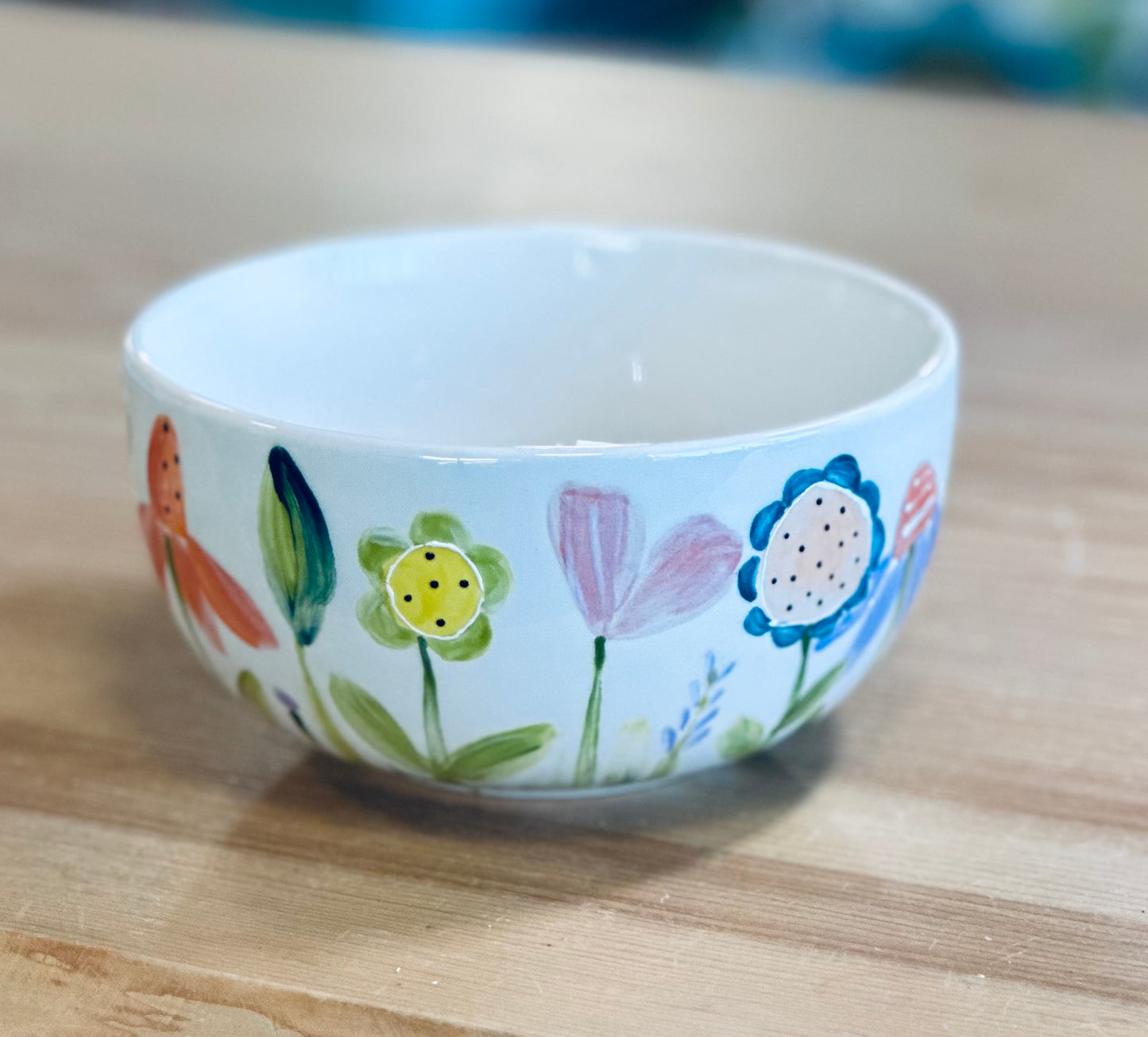 Wildflower cereal bowl
