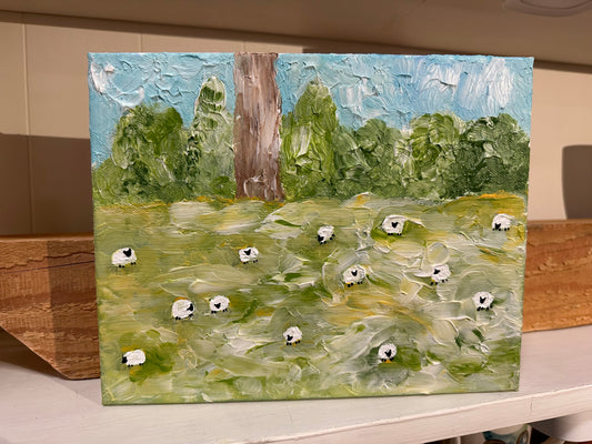 “Escape to the Country” Acrylic on Canvas