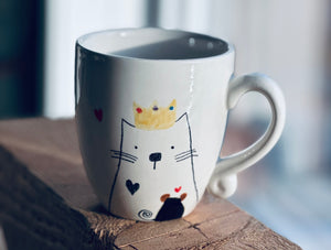 Kitty and mouse mug
