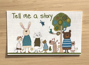 Tell me a story bookmark