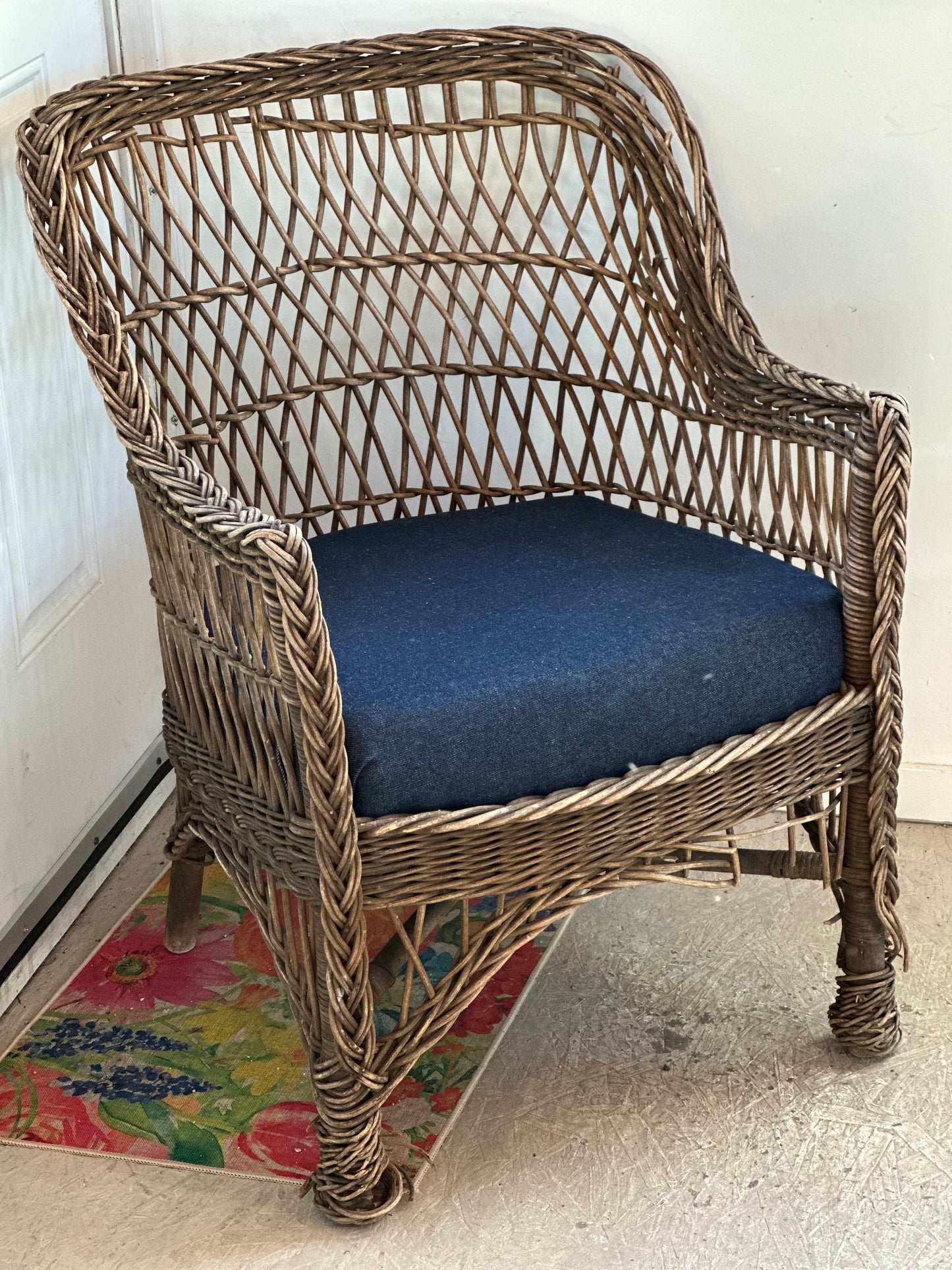 Vintage wicker chair