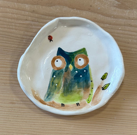 Owl ring plate