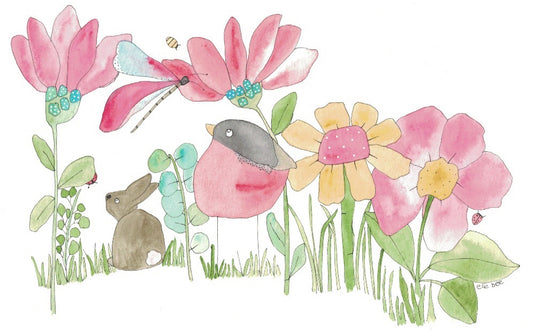 Love is a Garden” greeting card